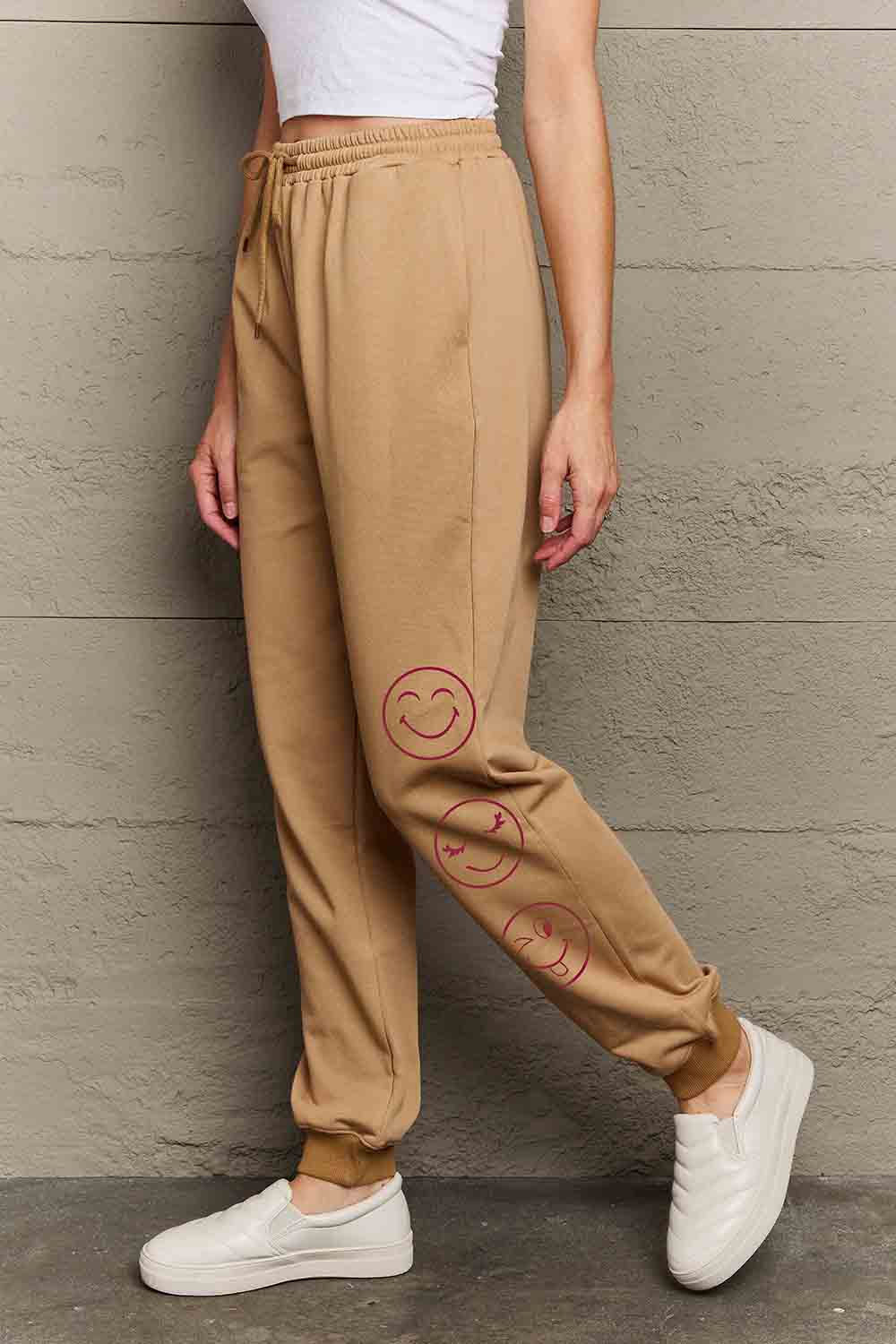 Simply Love Simply Love Full Size Emoji Graphic Sweatpants