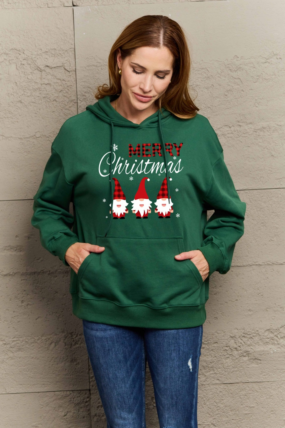 Simply Love Simply Love Full Size MERRY CHRISTMAS Graphic Hoodie