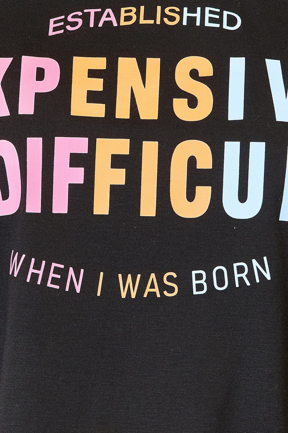 Simply Love T-shirts Simply Love Slogan Graphic Cuffed Sleeve T-Shirt