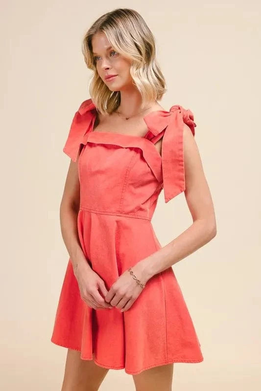 SO ME dresses SO ME Fit and Flare Washed Gameday Dress