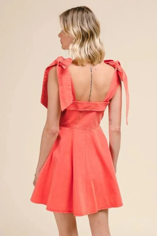 SO ME dresses SO ME Fit and Flare Washed Gameday Dress