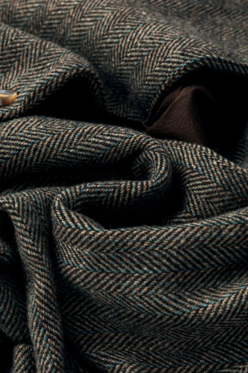 SYNZ Blazers Pocketed Buttoned Long Sleeve Blazer