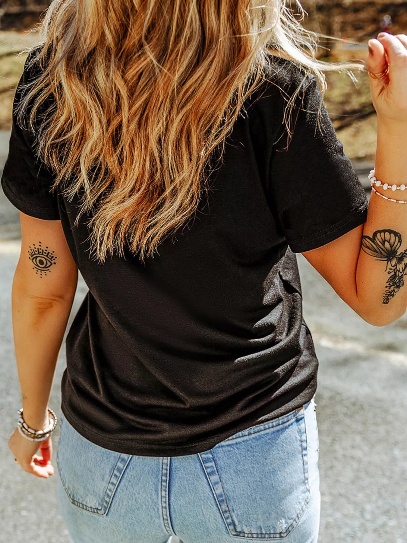 SYNZ Chenille Pumpkin Patched Playful Halloween T Shirt