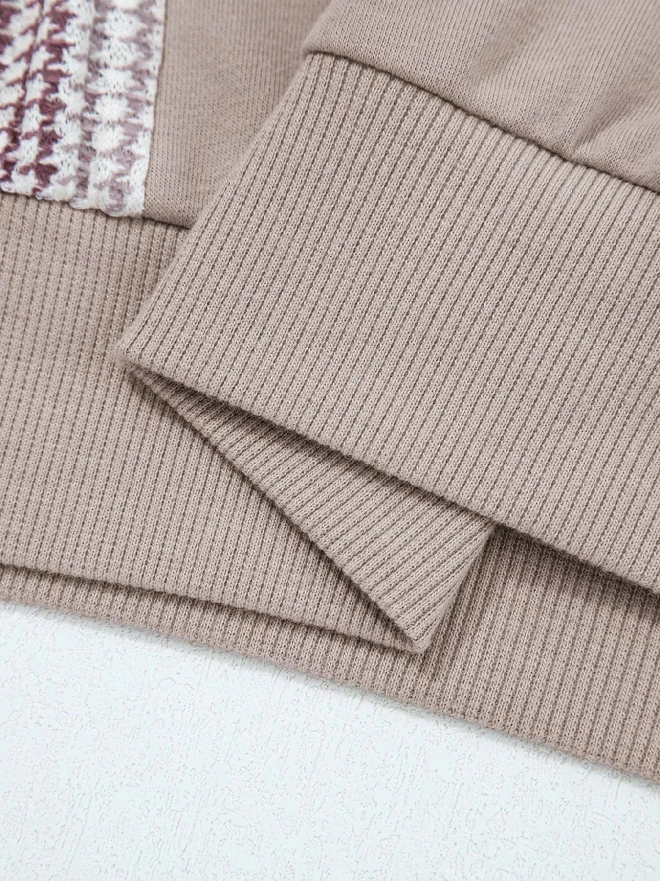 SYNZ Colorblock Patchwork Baggy Hoodie