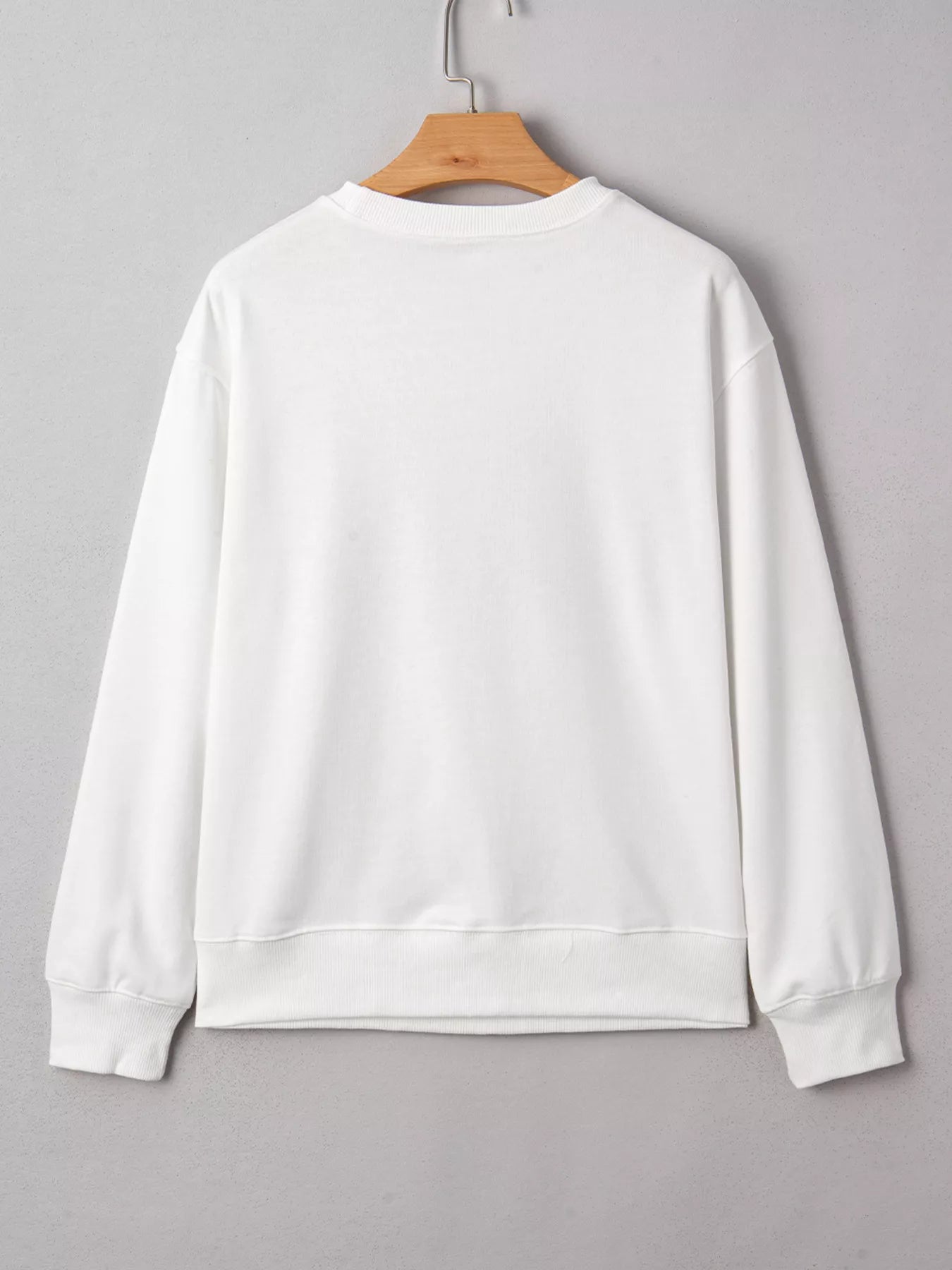 SYNZ FOOTBALL 3D Letter Graphic Crew Neck Sweatshirt