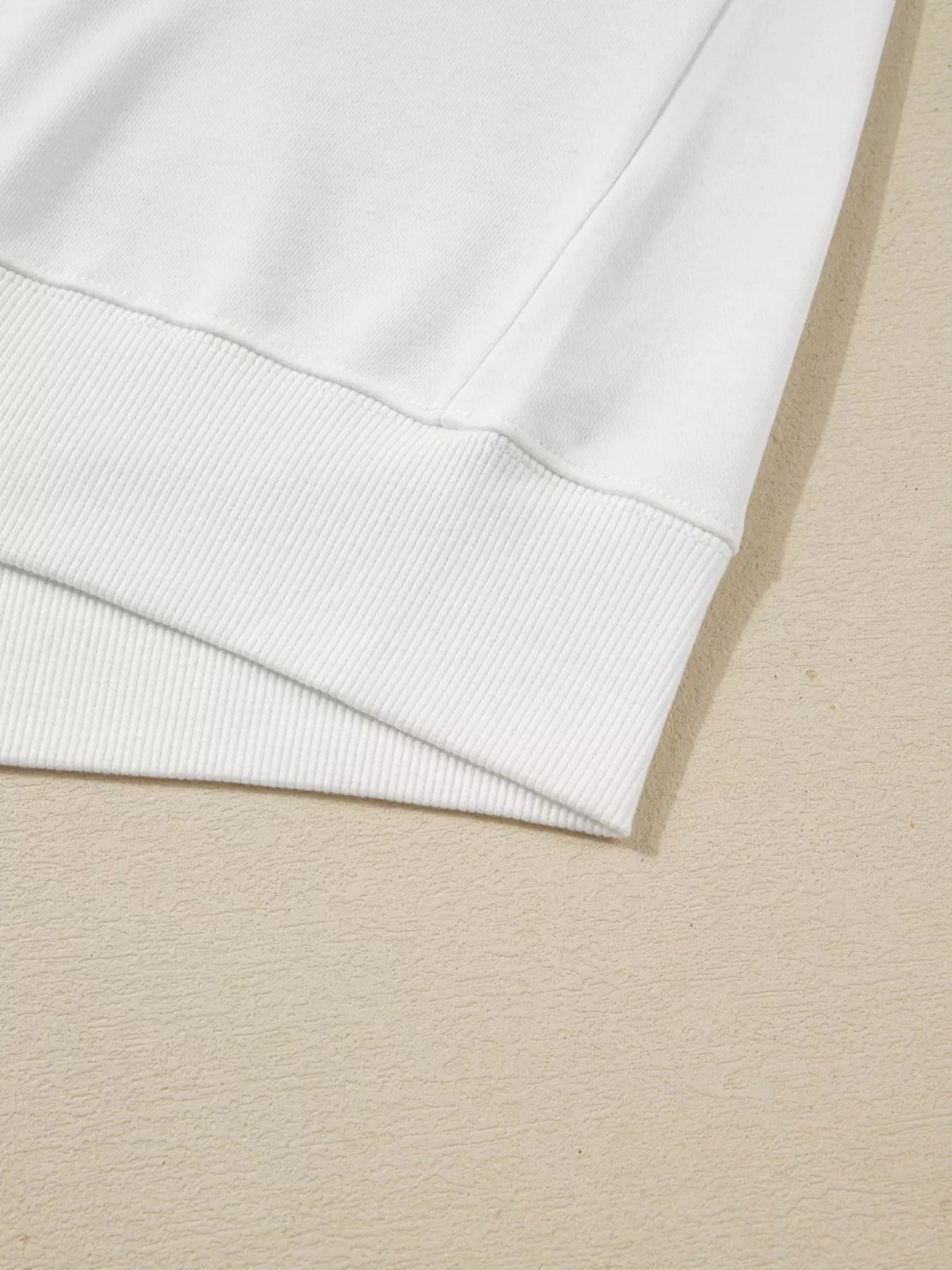 SYNZ FOOTBALL 3D Letter Graphic Crew Neck Sweatshirt