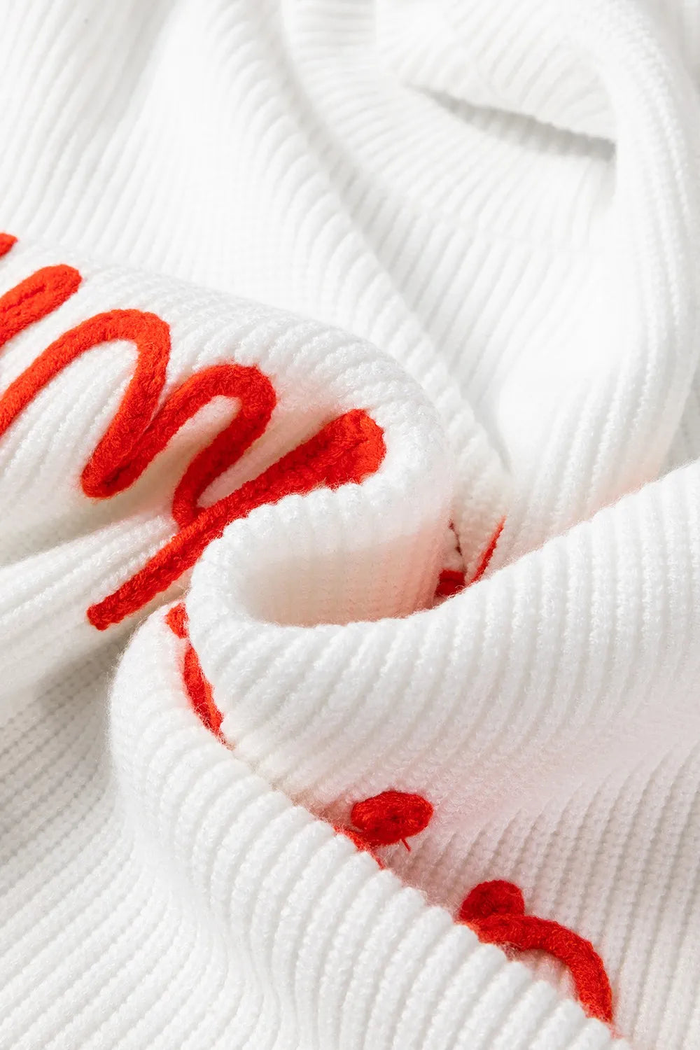 SYNZ HELLO PUMPKIN Round Neck Long Sleeve Sweater