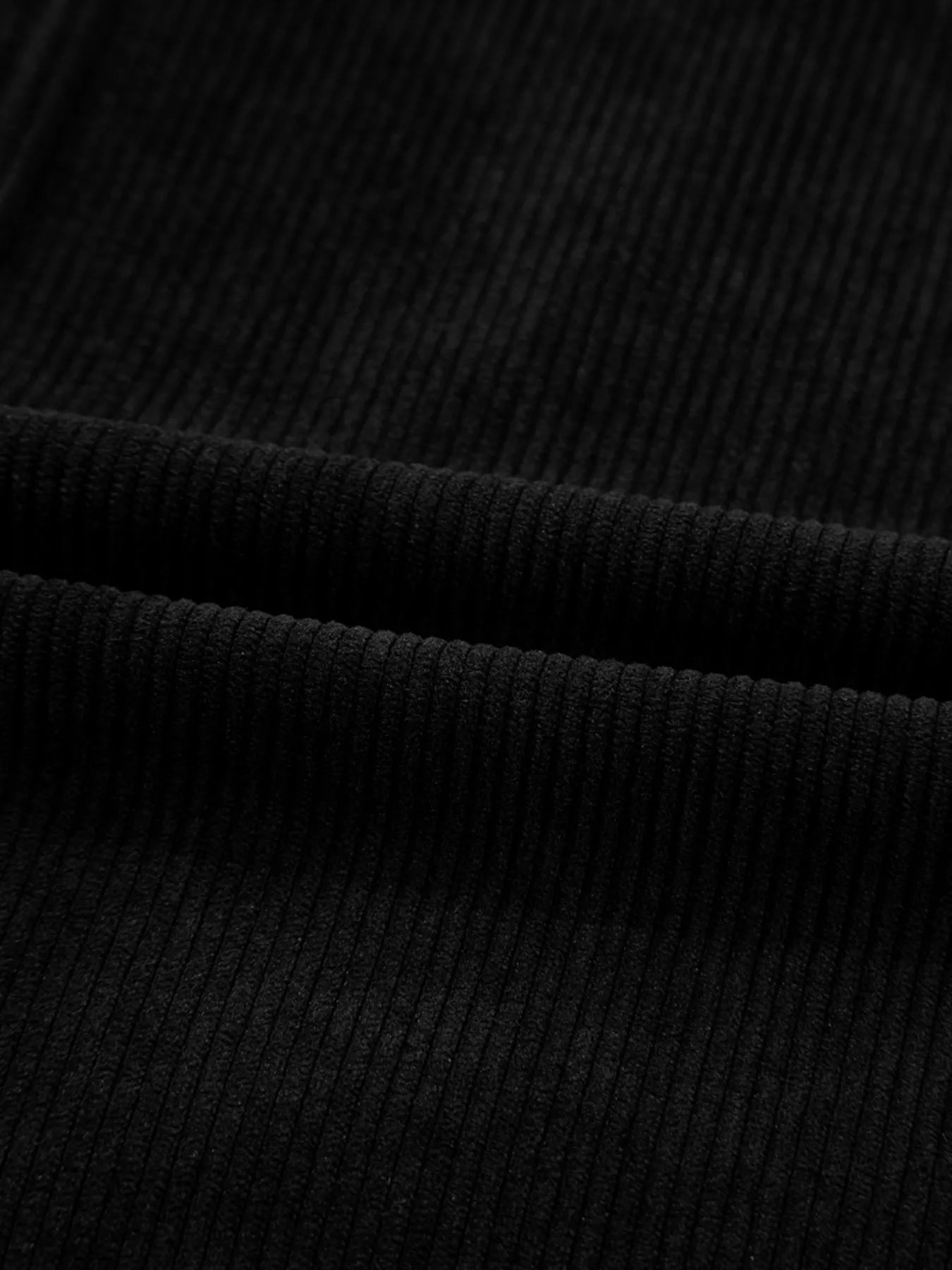 SYNZ Mini Dresses Corduroy Sleeveless Mini Dress with Patched Pockets