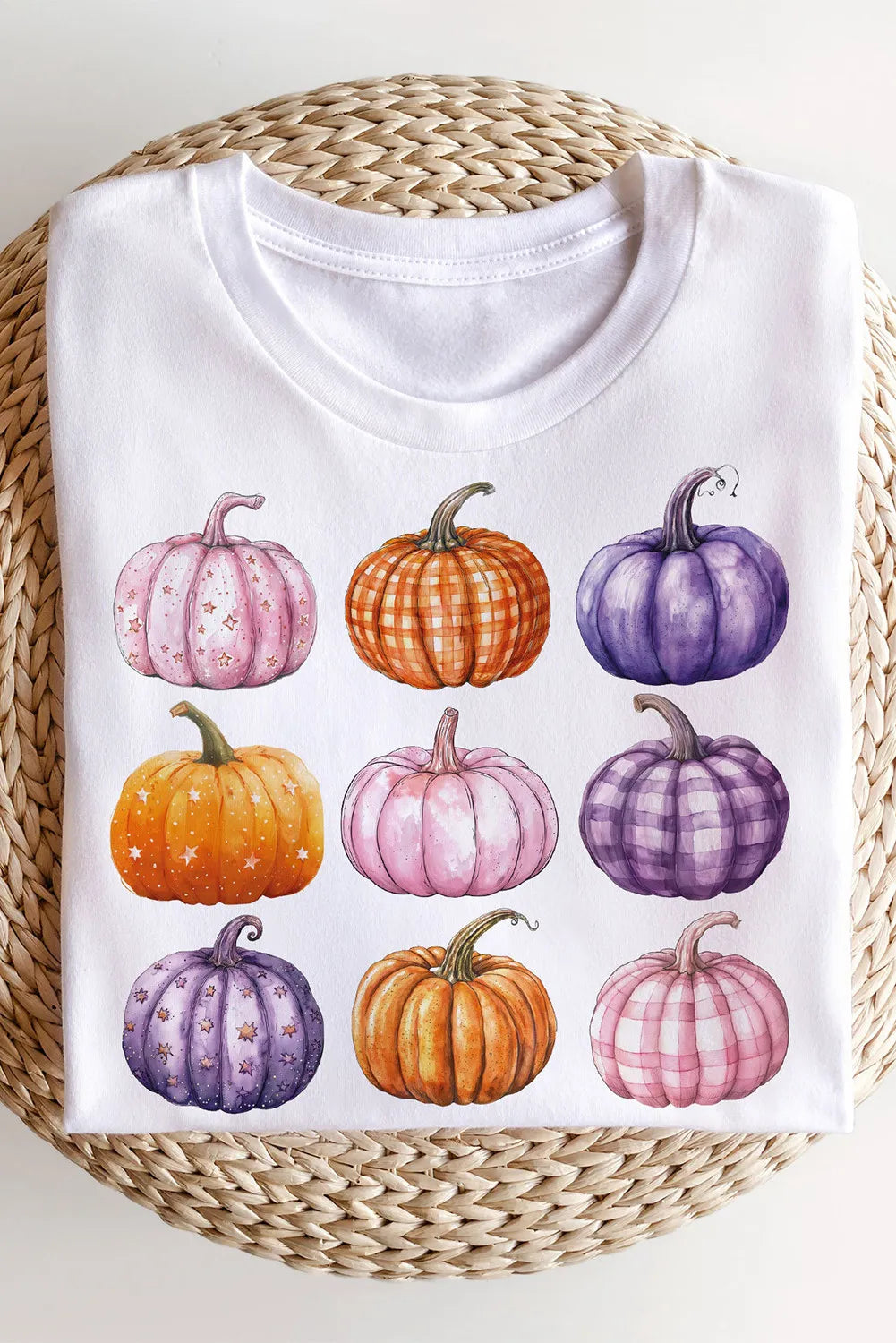 SYNZ Pumpkin Graphic Long Sleeve Sweatshirt