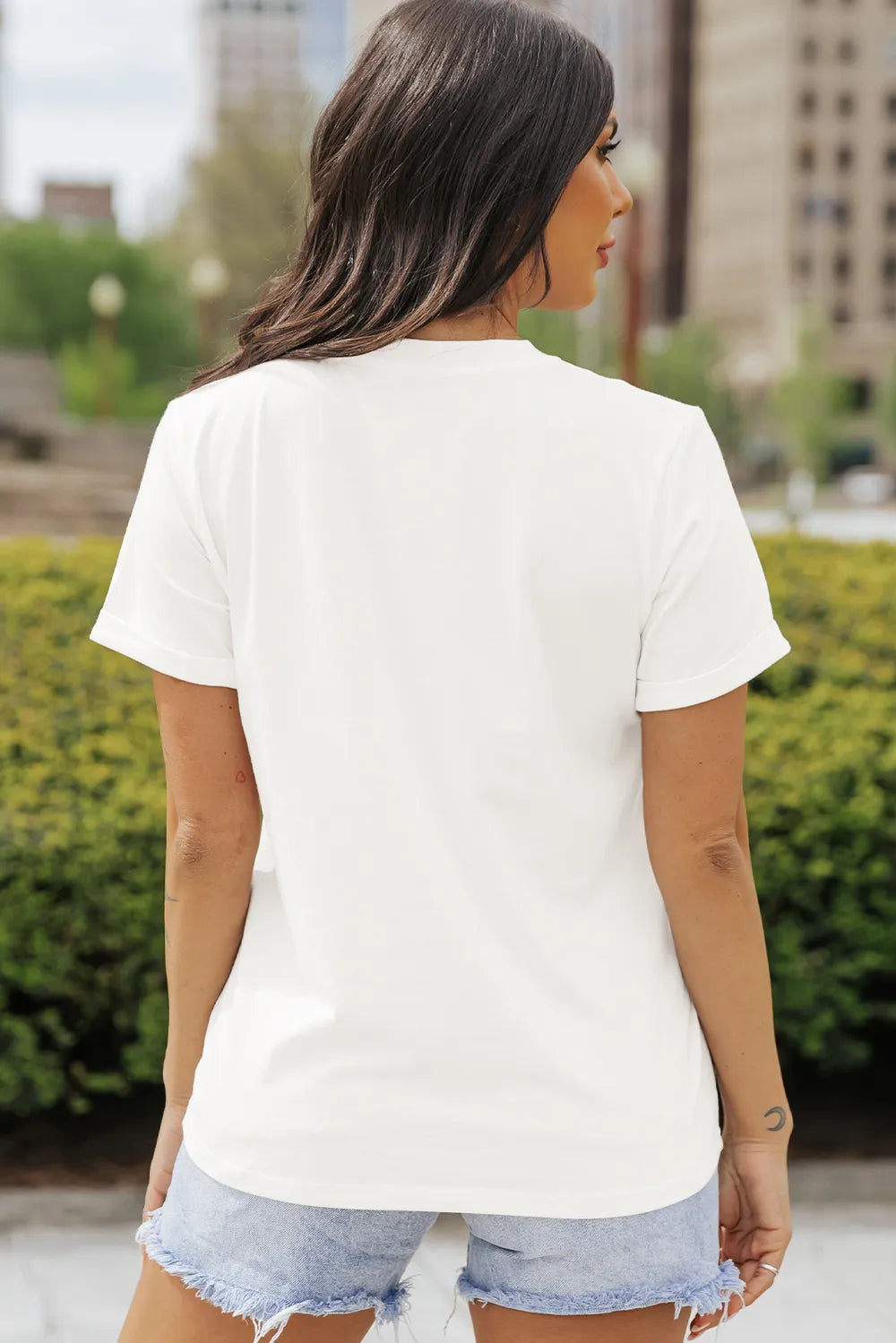 SYNZ Pumpkin Round Neck Short Sleeve T-Shirt