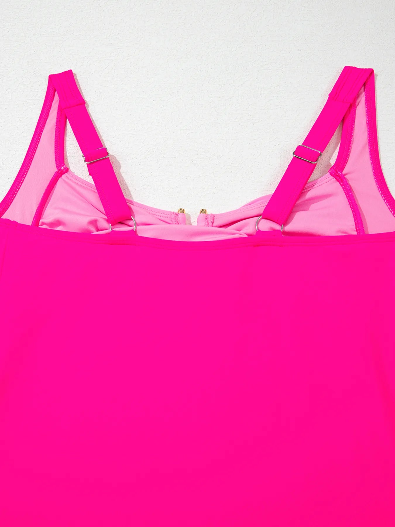 SYNZ Ruched Tummy Control Tankini 2pcs Swimsuit