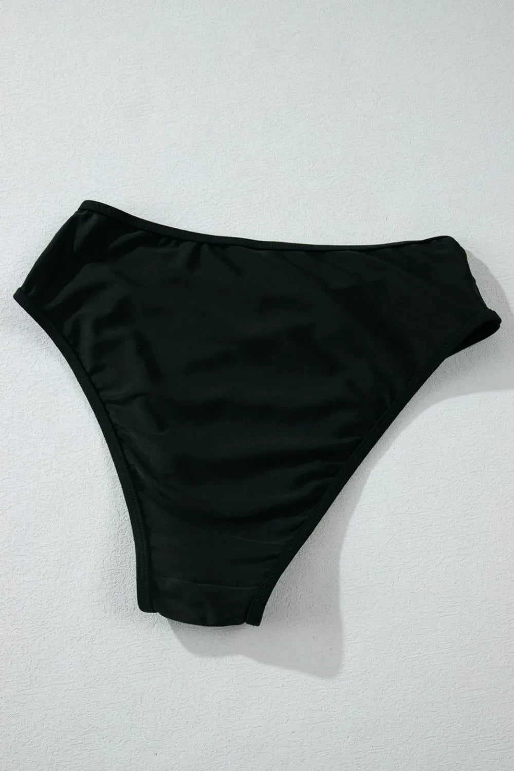 SYNZ Sheer Mesh Edged Halter V Neck Push Up Bikini Set