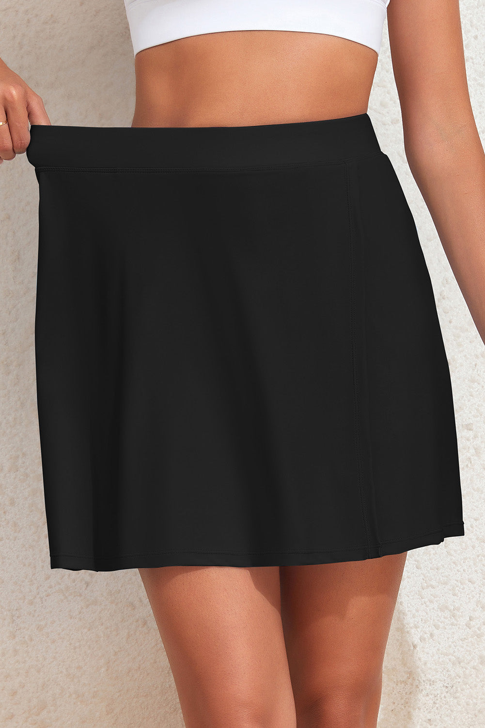 SYNZ Slit Swim Skort with Pockets