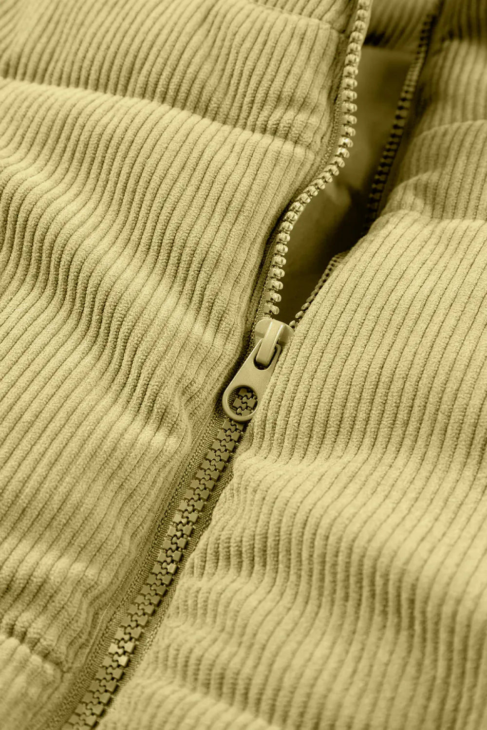 SYNZ Vests Zip Up Turtleneck Vest Coat