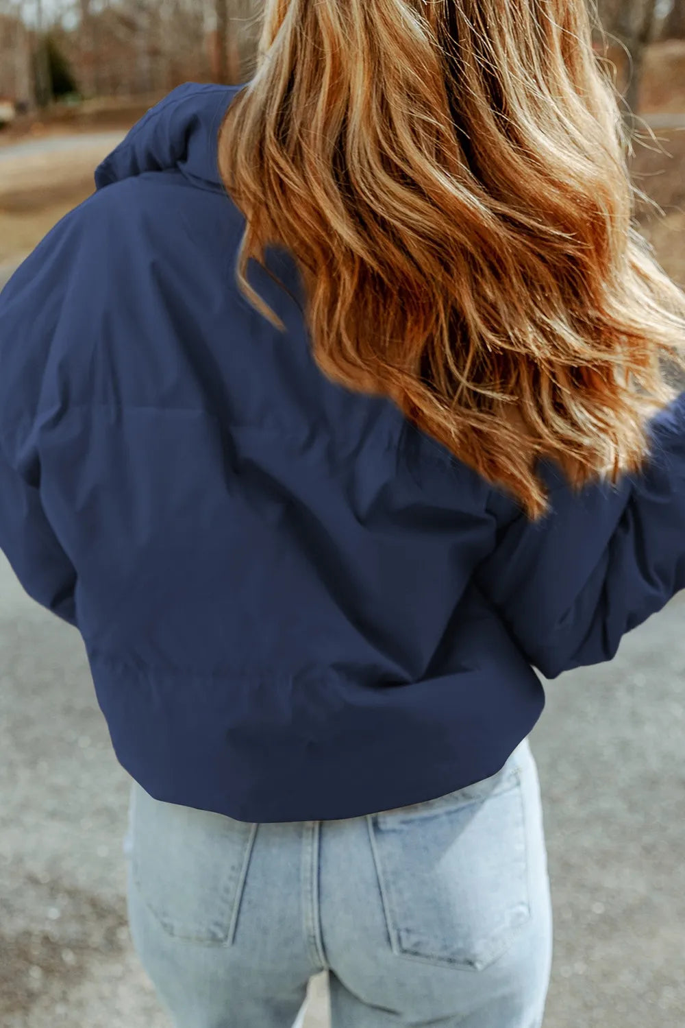 SYNZ Zip Up Collared Neck Coat with Pockets