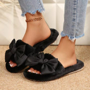 Trendsi Bow Open Toe Flats Slippers