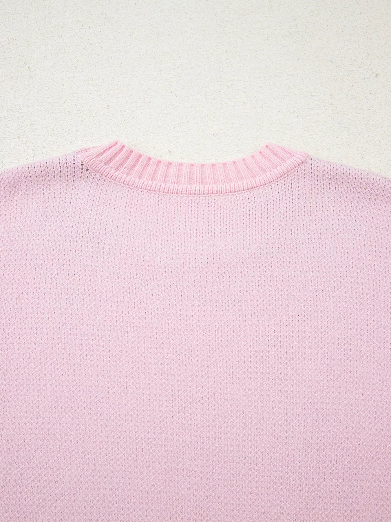 Trendsi Christmas Ginger Bread Man Round Neck Casual Sweater