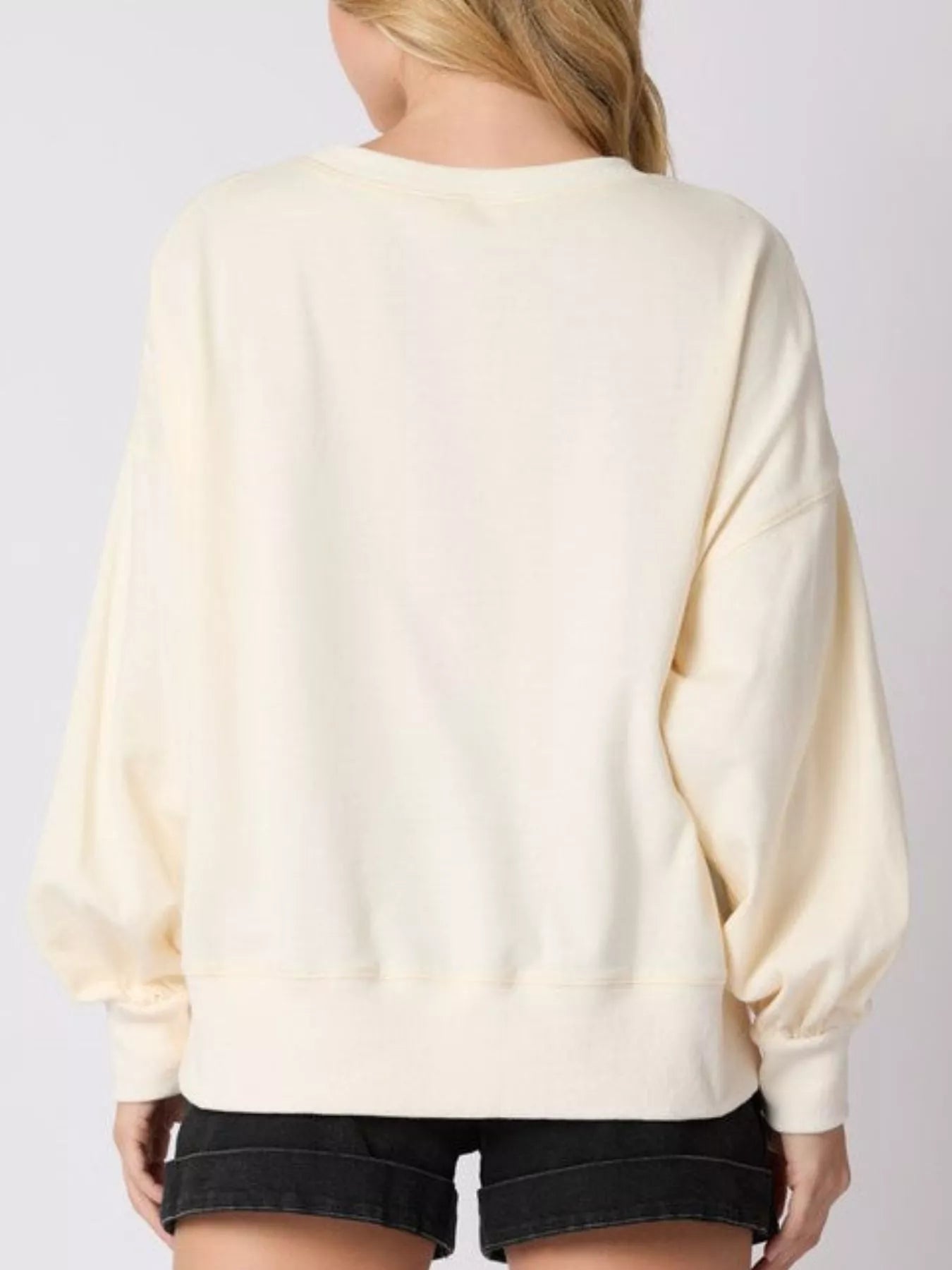 Trendsi Christmas Holiday Sequined Gingerbread Sweatshirt