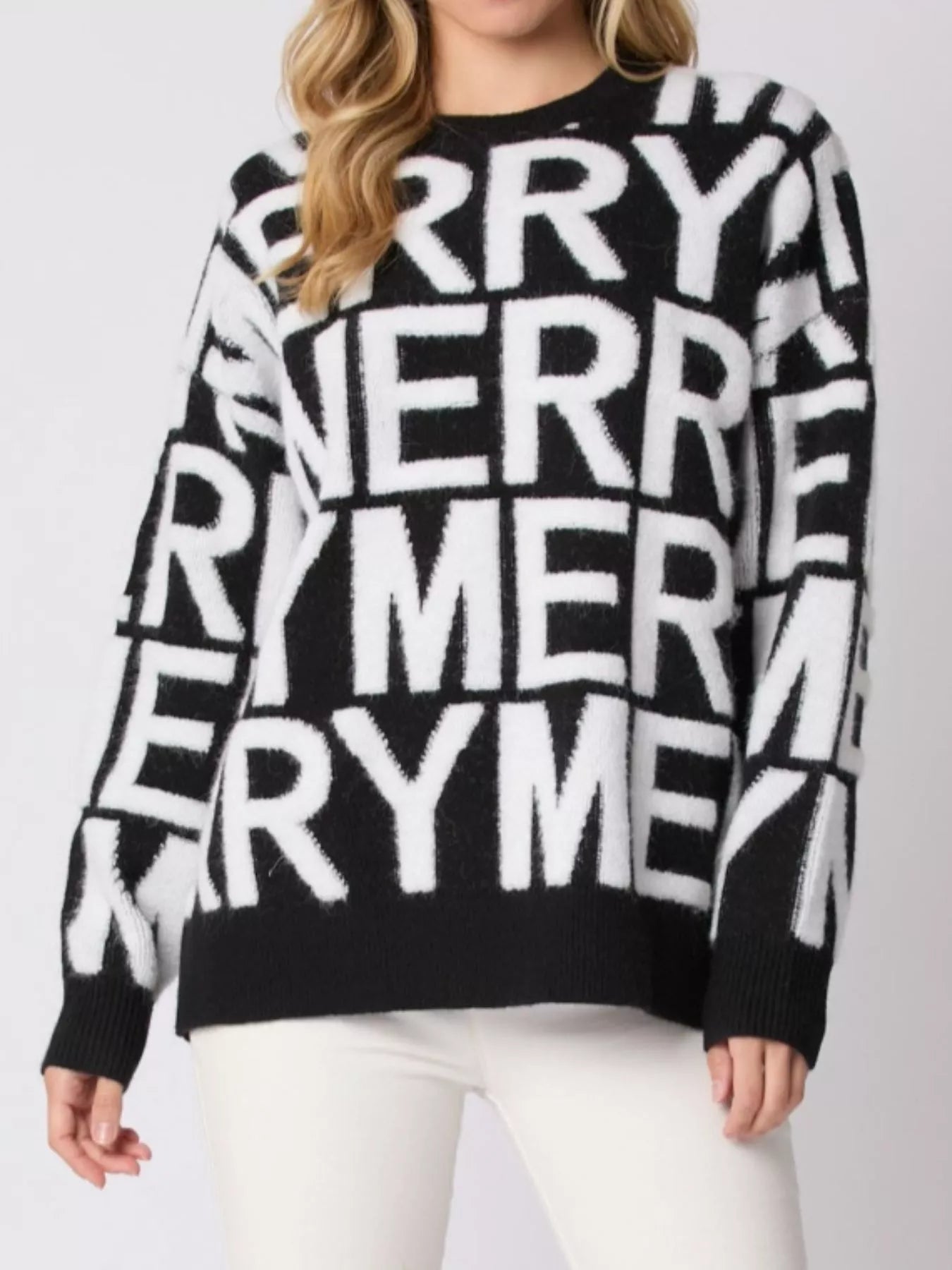 Trendsi Christmas Merry Festive Holiday Sweater