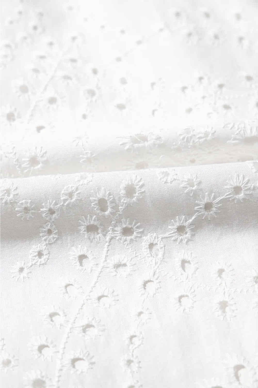 Trendsi Floral Eyelet Embroidered Sleeveless Shift Dress