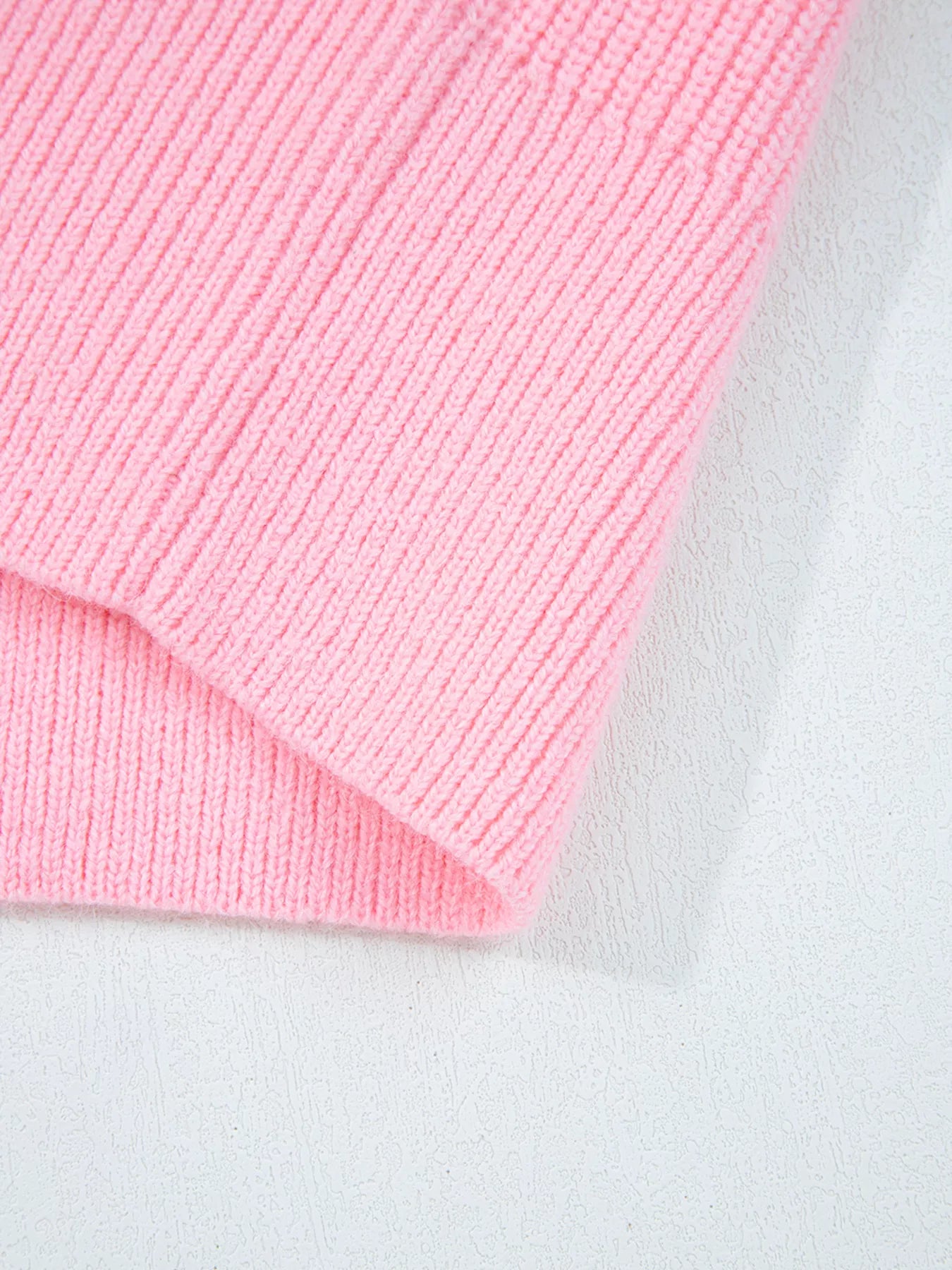 Trendsi Merry Candy Cane Christmas Crew Neck Sweater