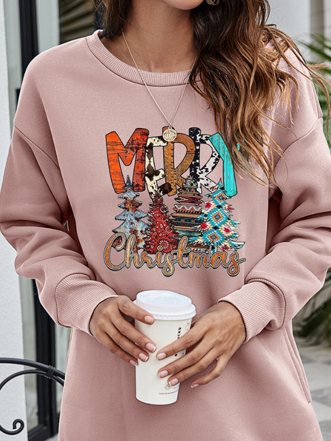 Trendsi MERRY CHRISTMAS Graphic Sweatshirt