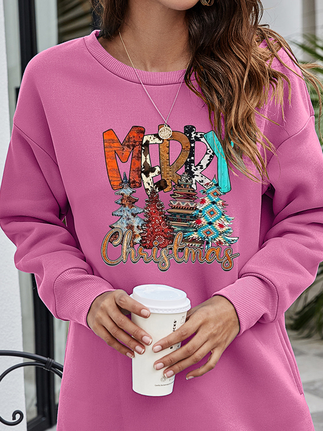 Trendsi MERRY CHRISTMAS Graphic Sweatshirt