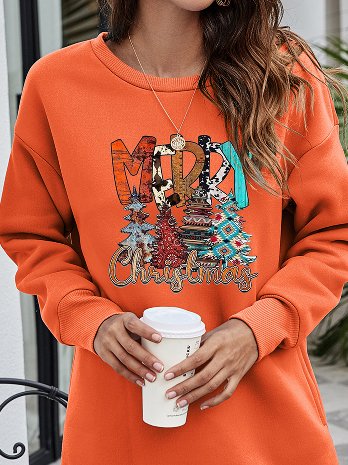 Trendsi MERRY CHRISTMAS Graphic Sweatshirt
