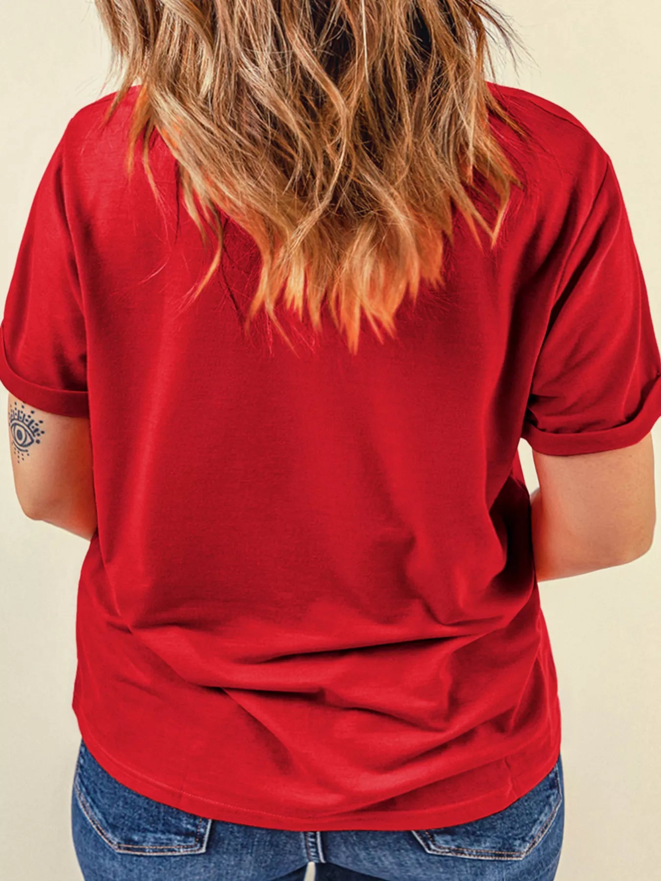 Trendsi Merry Christmas Short Sleeve Graphic Tee