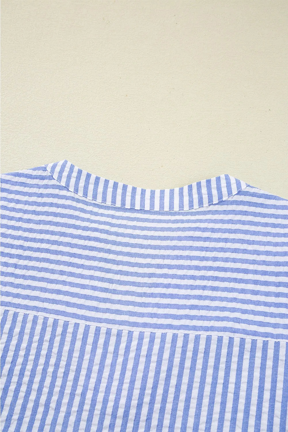 Trendsi Stripe Tiered Shift Dress with Pockets