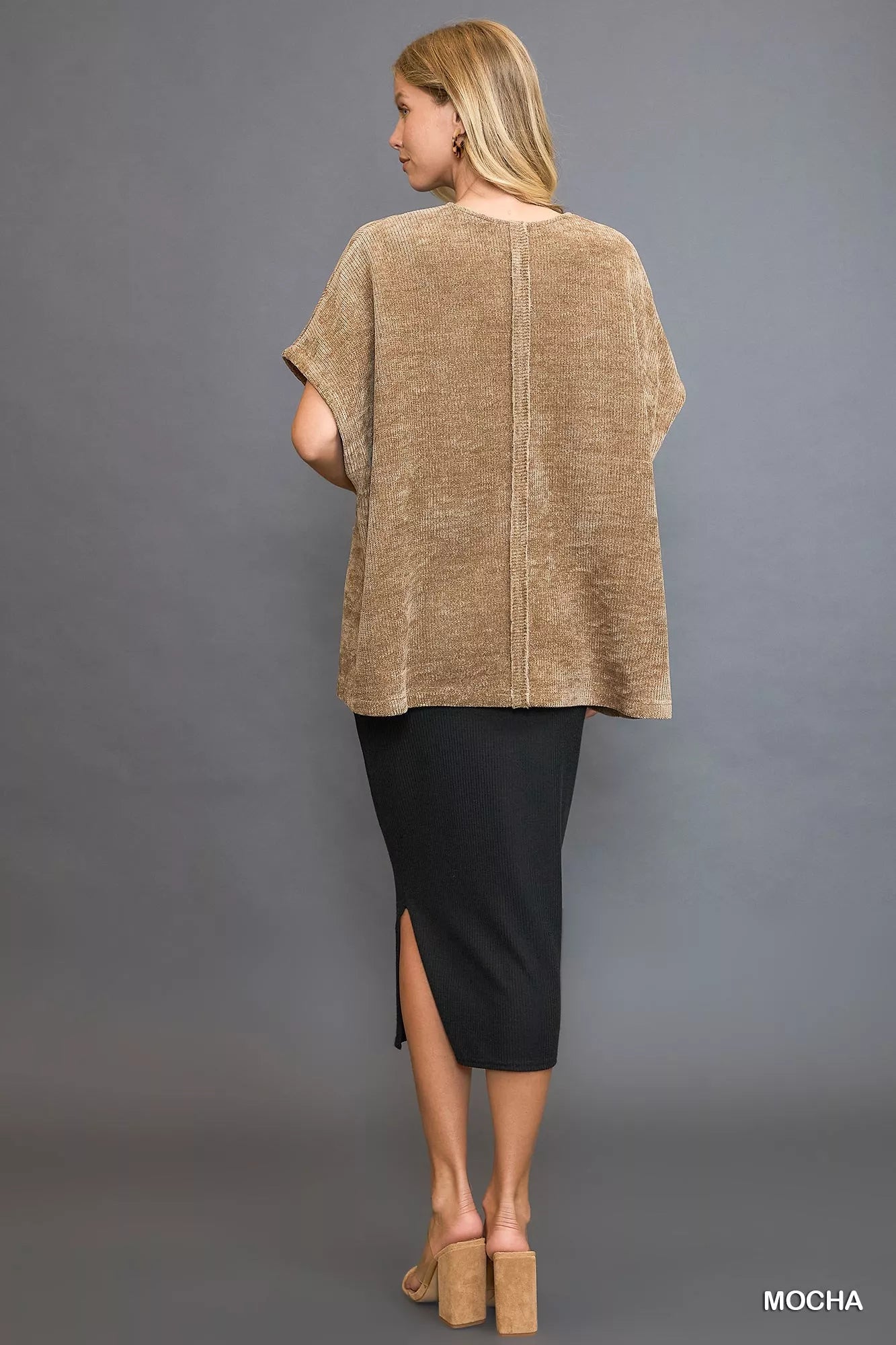 Umgee Umgee Open Front Knit Cardigan with Front Pockets