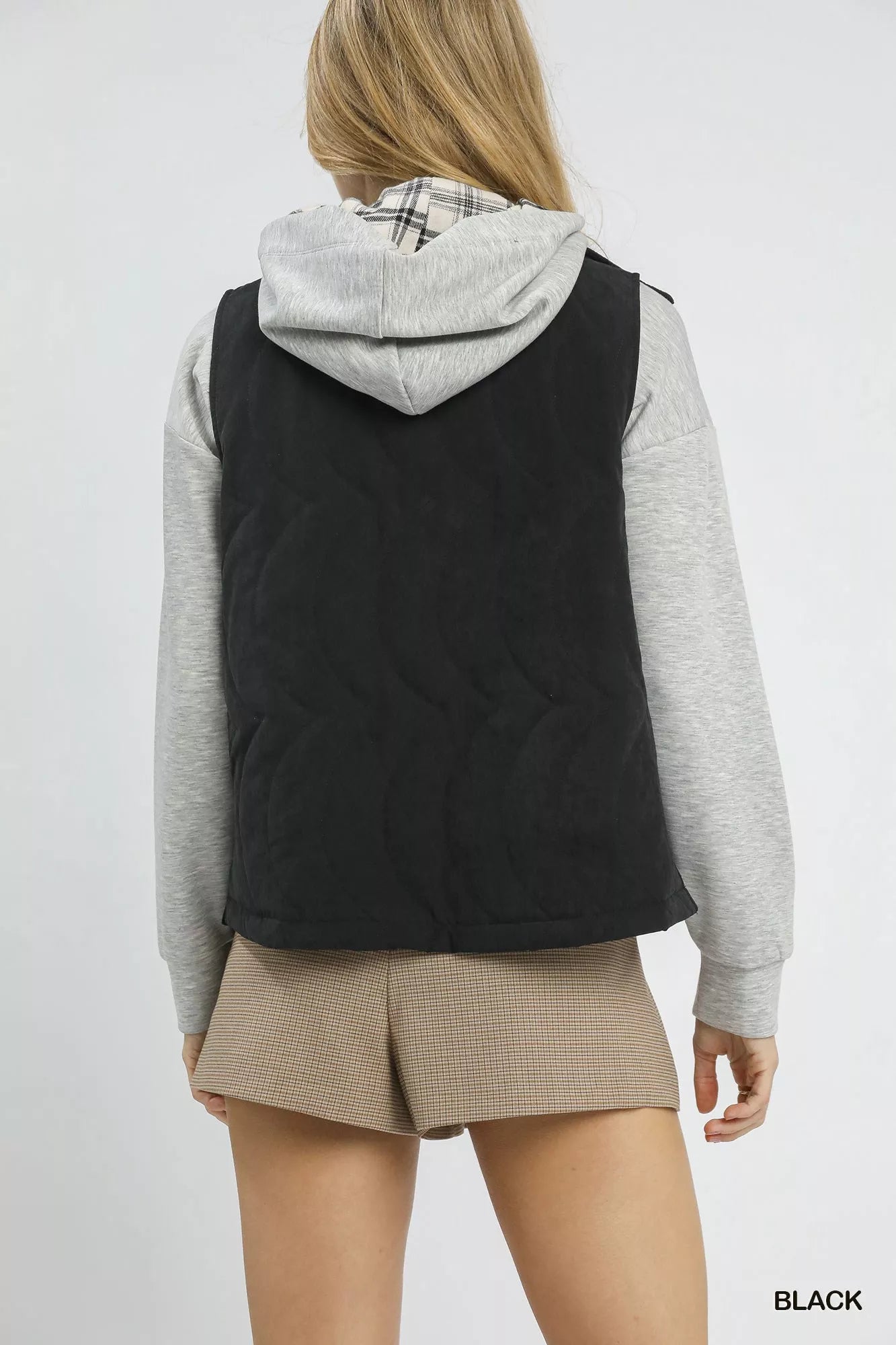 Umgee Umgee Quilted Embroidered Vest