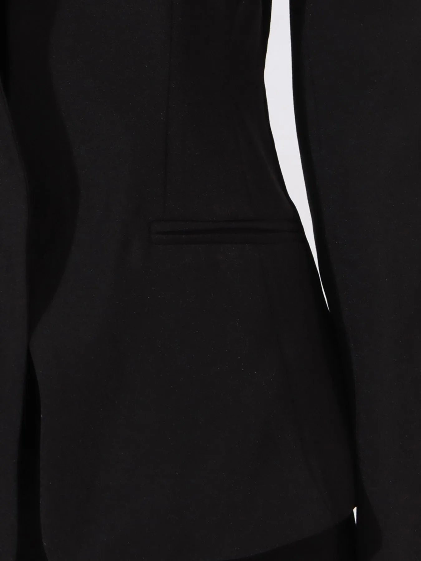 Vibrant Blazers Ruffled Cold Shoulder Long Sleeve Outerwear