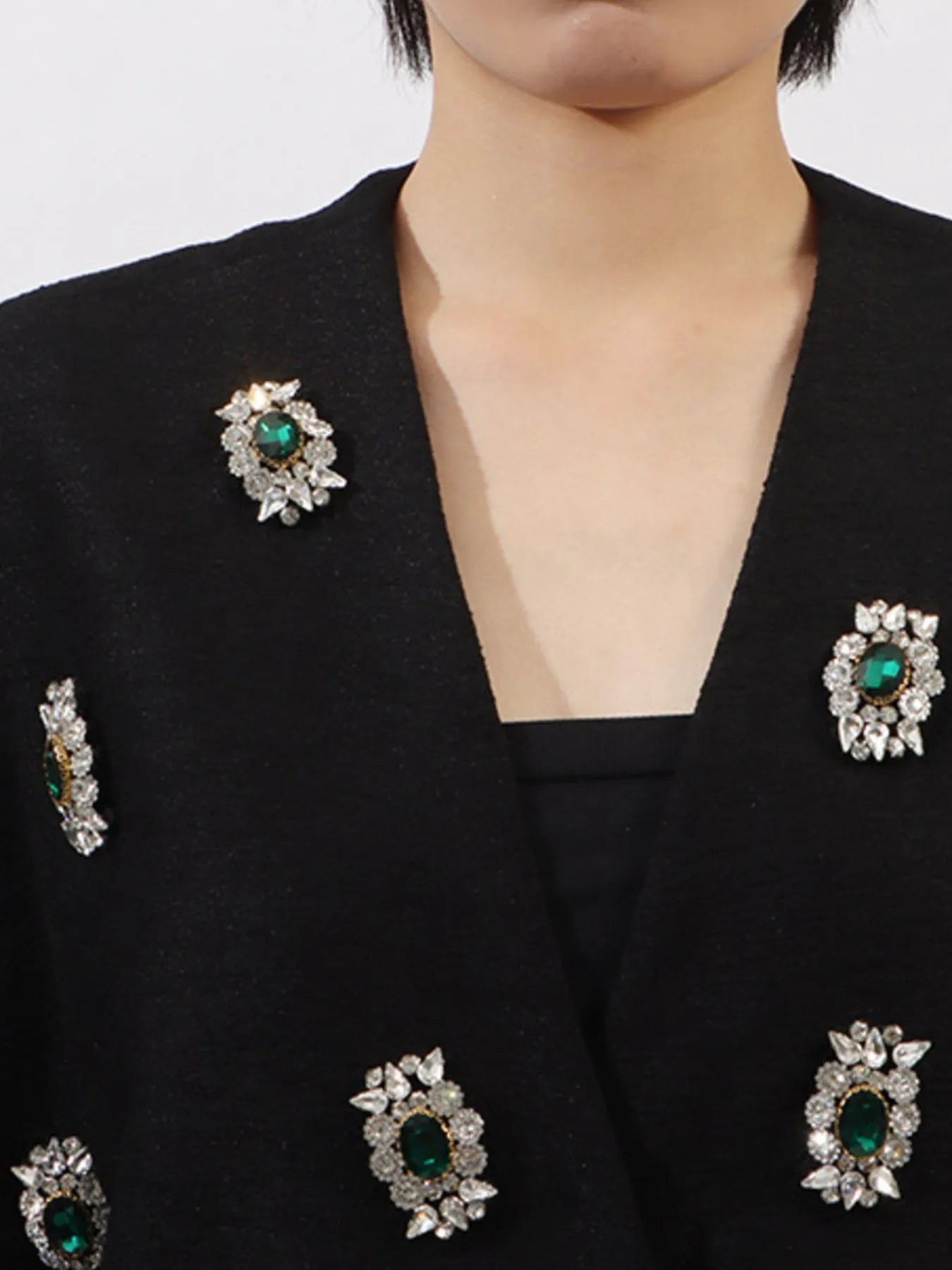 Vibrant Vests Plus Size Rhinestone Relaxed Fit Vest Coat