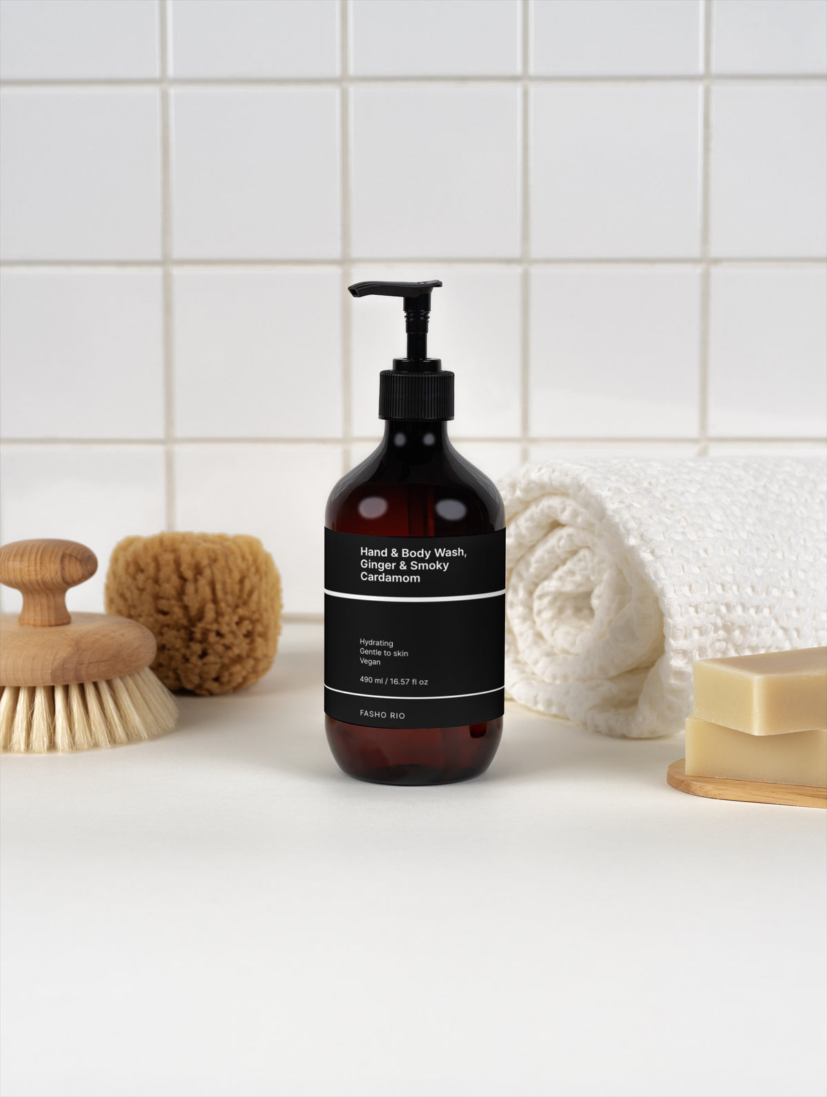 Hand and body wash back label ingredients list
