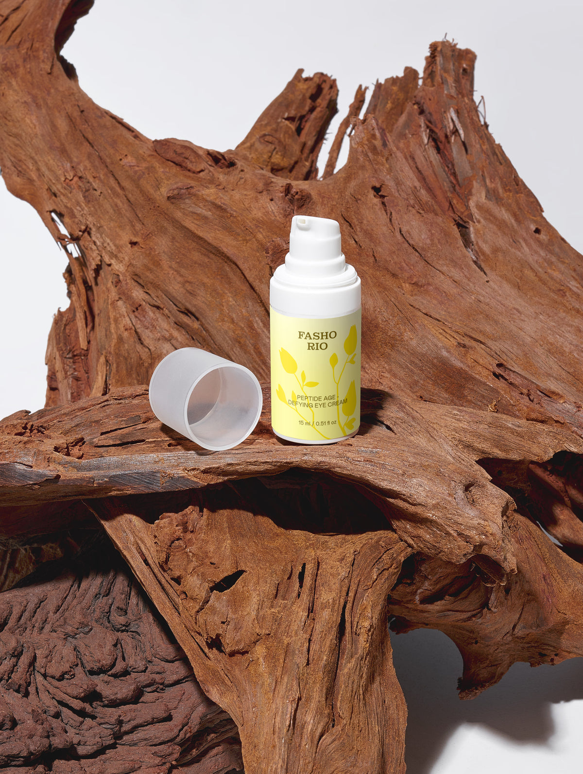 Age defying eye cream packaging detail