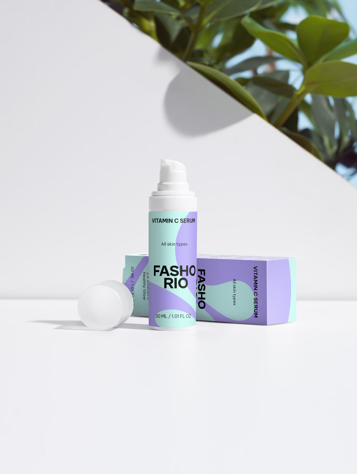 Brightening face serum ingredient highlight
