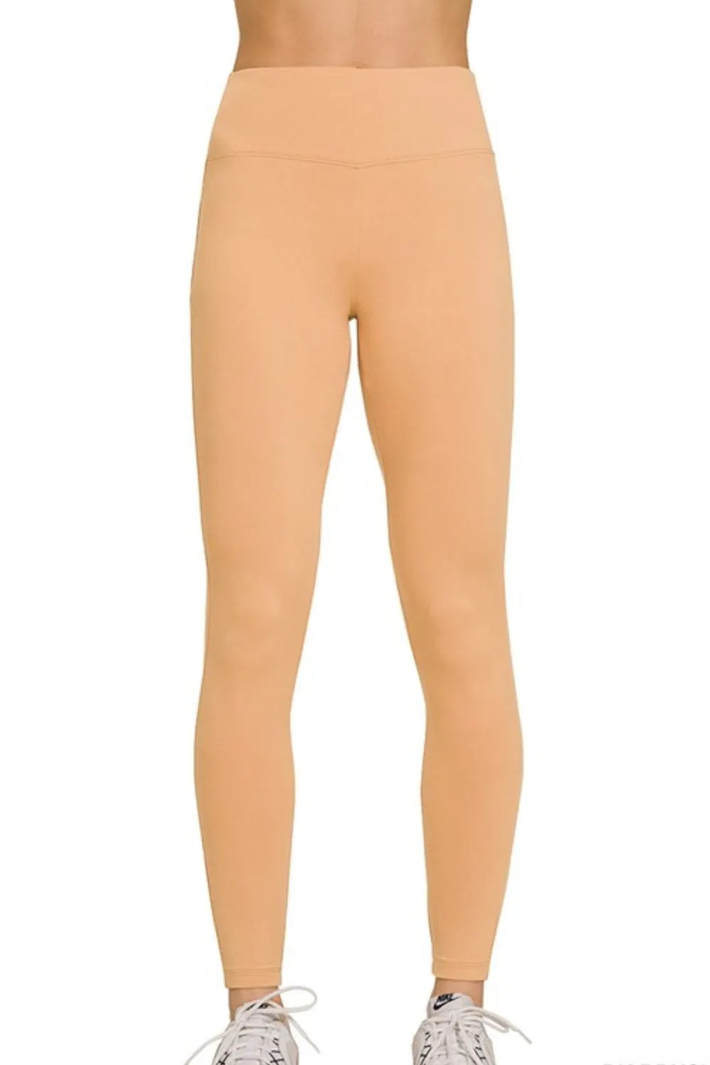 Zenana DK BRUSH / S/M Zenana Microfiber Waistband Leggings