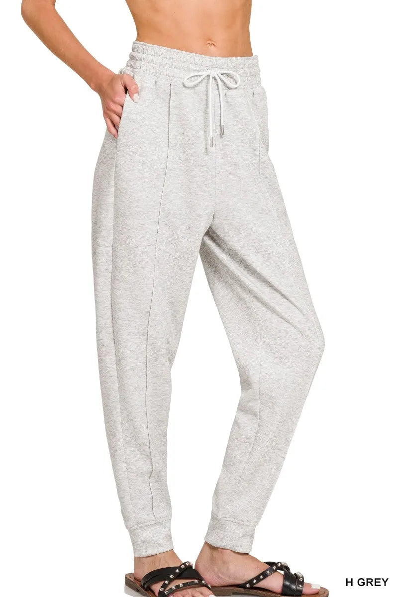 Zenana H GREY / S Zenana Drawstring Sweatpants with Pockets