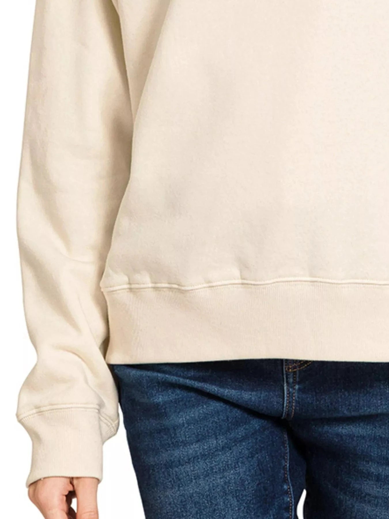 Zenana Sweatshirts & Hoodies Zenana Fleece Half Zip Sweatshirt