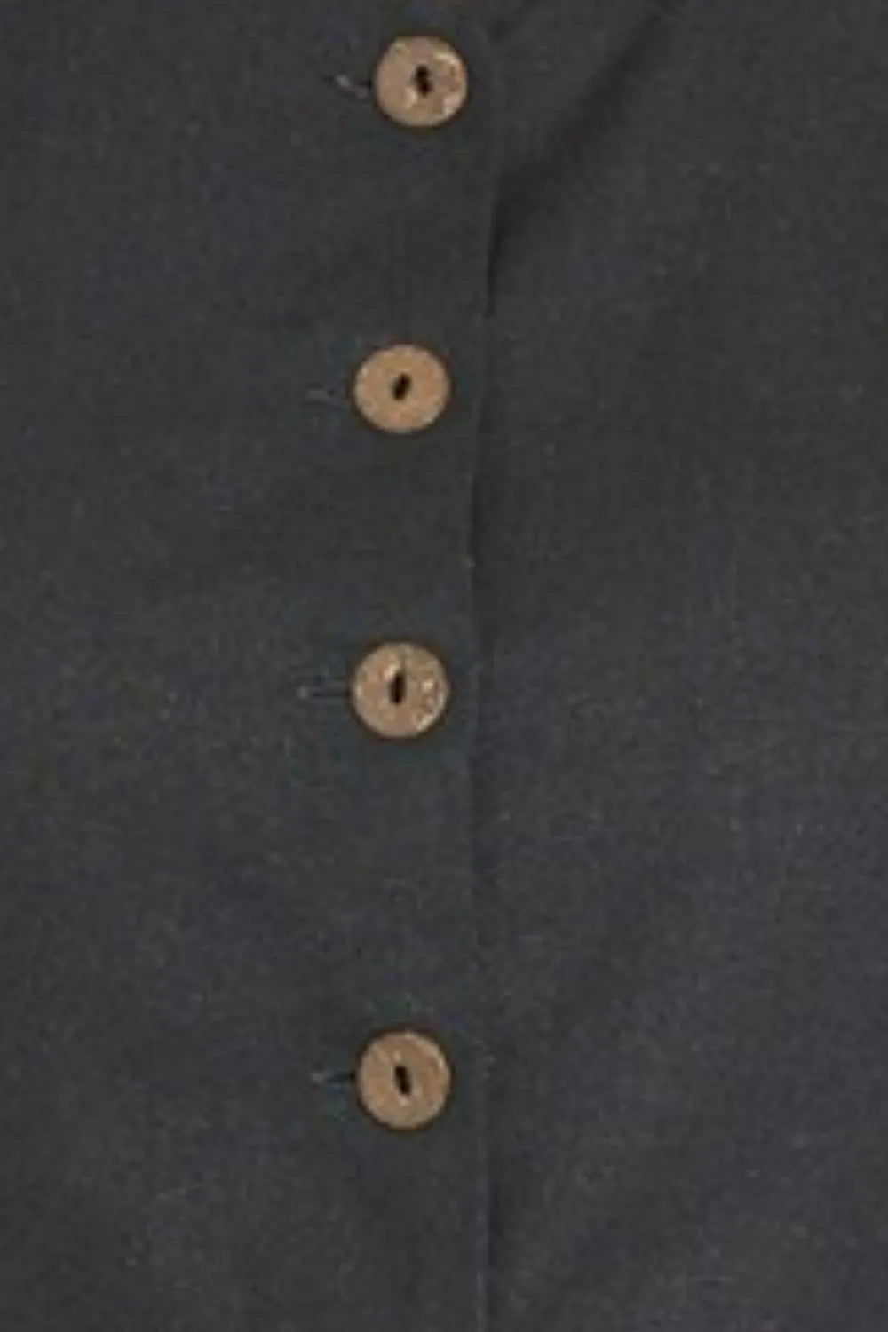 Zenana Vests Zenana Linen Button Down Vest